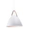Maxim Lighting Nordic 1-Light 19" Wide Tan Leather / White Pendant Light 11358TNWT - alternate 1